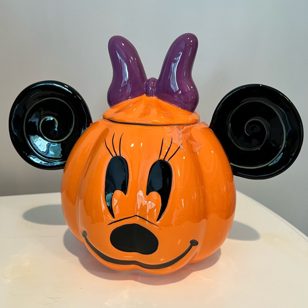 Minnie Mouse Large Halloween Pumpkin Canister
